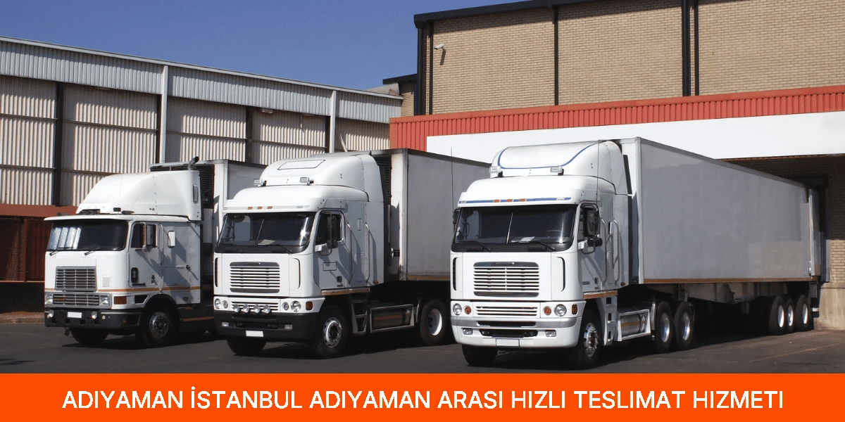 İstanbul Adıyaman Arası Hızlı Teslimat Hizmeti